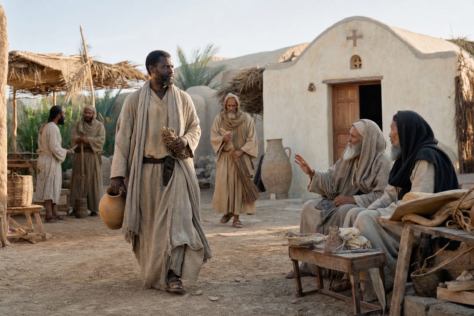 Фотореалистичное изображение, Житие преподобного отца нашего Моисея Мурина, православный календарь, 2026-09-10, saint_life